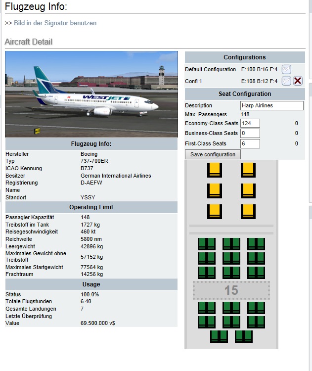 alles um Unsere Flotte B737